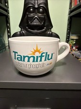 Tamiflu Pharmaceutical Medical Advertising Jumbo Coffee Mug / Bowl 24 oz picture