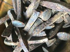 Lot of 10 Railroad Spikes Crafting and Blacksmith Forging picture