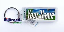 Personalized Customized Name Msg Solar Power Blinking Keychain No need battery picture