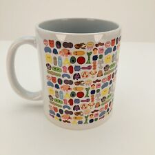 GIANTmicrobes 10 oz Mug Colorful Microbes on White Novelty Cup Chip on Base picture