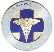 Caduceus Radiology Technician licensed Product Hat or Lapel Pin PMS1366 F3D32B picture