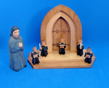 Vintage Hand Carved Wood Boys Church Choir picture