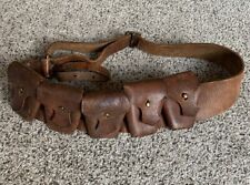 WWI British Leather Bandolier for No. 1 SMLE Enfield Rifle picture