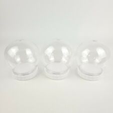 3 Pack Snow Globe Plastic DIY Acrylic Shatter Proof Snow/Water Globe picture