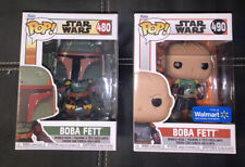 Funko Pops Star Wars Boba Fett Walmart Exclusive #490 AND #480 Lot Of 2 (Two) picture