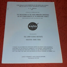 NASA Soviet American Conference 1974 Time Scale Formation Earth Planets  picture