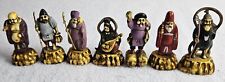 Seven Gods Of Good Fortune Mid Century Japanese Celluloid Vintage Rare Okinawa picture