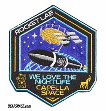 ROCKET LAB 40-WE LOVE THE NIGHTLIFE-ELECTRON Launch-CAPELLA SPACE Mission PATCH picture