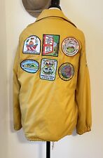 VTG 1980s Campers Association Nylon Windbreaker With Patches Springfield MA XS picture