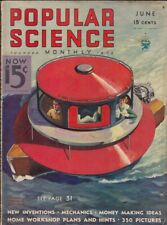 POPULAR SCIENCE 6 1934 Unsinkable motorboat [cover] plastic surgery; cave cities picture