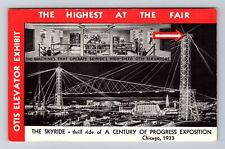 Chicago IL-Illinois, The Skyride, Progress Exposition, Vintage Postcard picture