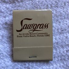 Sawgrass Arvida Resort Community Vintage Matchbook FULL in tact EUC Rare  picture