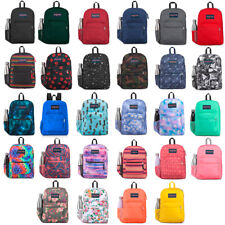 JanSport Cross Town 100% Authentic School Backpack With Front Pocket 13x8.5x17 picture